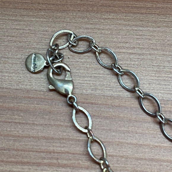 Stella and Dot Allegra reversable necklace gold and black - Picture 6 of 9